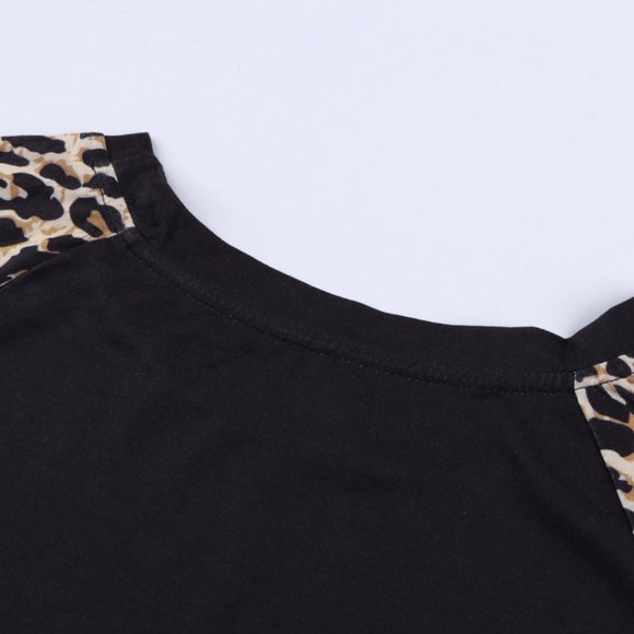 BRAND NEW Christmas Leopard Buffalo Check Long Sleeve Shirt - Picture 5 of 9